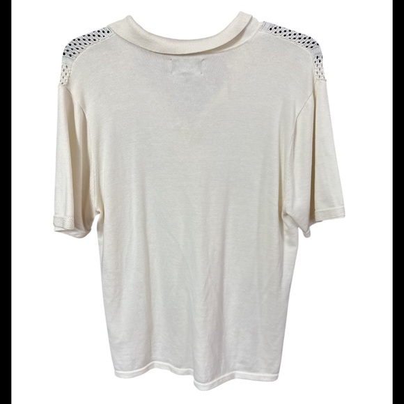 Lucky Brand Men’s Crochet Knit Button-Down Polo – NWT XL - Picture 3 of 7